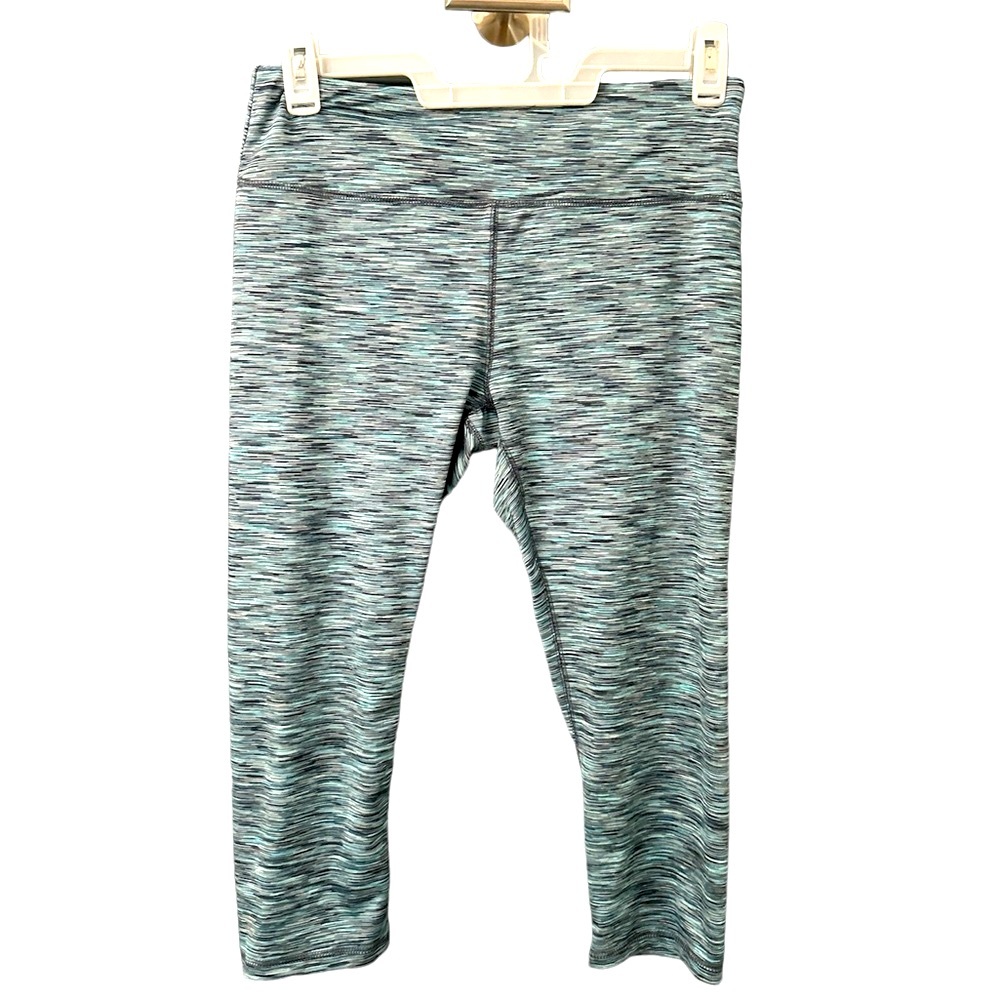 RBX workout pants size Large. Teal, white and gray pattern